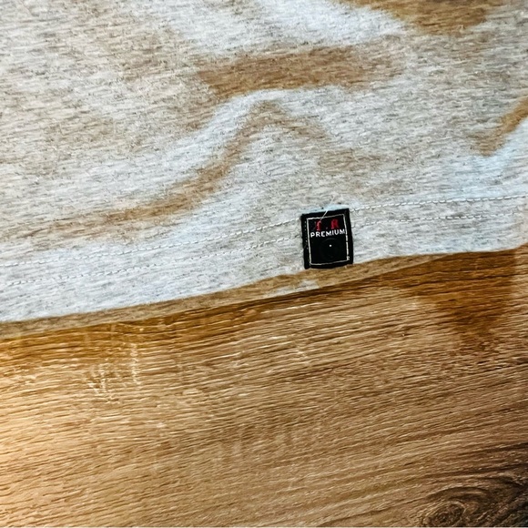 Tailored Recreation Basic Short Sleeve T in Gray Sz Large Cotton Spandex Crew - Picture 3 of 7